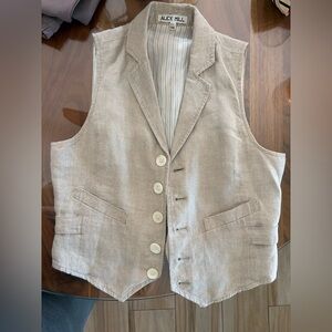 Alex Mill Matildhe Linen Vest